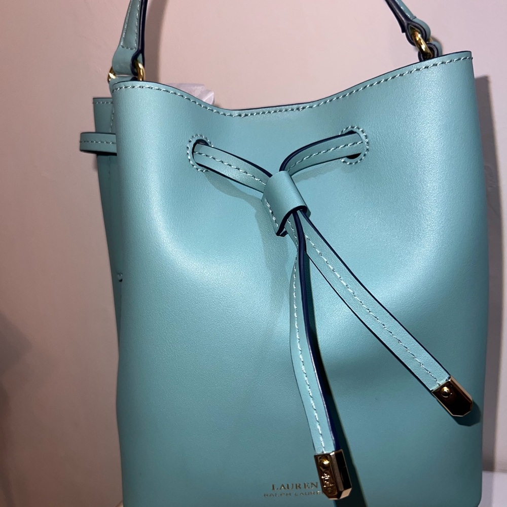 Lauren Ralph Lauren - Dryden Debby II Mini Leather Drawstring Bag